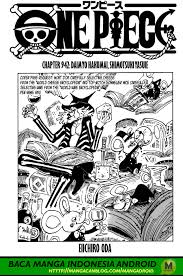 Disini juga tersedia tv series dan drakor yang tentunya lengkap dengan per episode dan batch. One Piece Chapter 942 ãƒã‚¤ã‚­ãƒ¥ãƒ¼ ãƒã‚¿ãƒãƒ¬