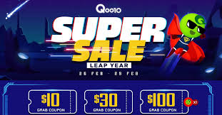 Qoo10 Super Sale Grab 10 30 100 Cart Coupons Daily 26 29 Feb Tag us or #qoo10sg for a chance to be featured 📸 www.qoo10.sg. singpromos com