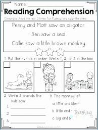 Sequence Worksheets For 3rd Grade For Kindergarten Printable Prescho In 2020 Reading Comprehension Kindergarten Word Family Worksheets Reading Comprehension Worksheets