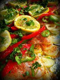 We also love catfish and speckled trout this way. Baked Swai Fish With Fresh Chiles Hispanic Kitchen Seafood Recipes Baked Fish Recipes