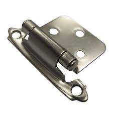 Style Selections 10 Pack 2 3 4 In X 1 3 4 In Satin Nickel Self Closing Flush Cabinet Hinge Hinges For Cabinets Flush Hinges Cabinet Hinges