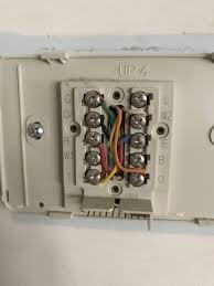 I am upgrading thermostats from an old mercury style to a new digital programmable honeywell th6220d1028. Heat Pump Wiring Weirdness Doityourself Com Community Forums