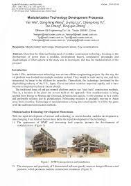 Here you can find information to help you discover and develop your own ideas for stories. Modularization Technology Development Prospects Scientific Net