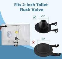 2 Pack Universal Toilet Flapper Replacements 2-Inch ...