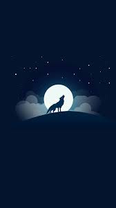 More than 1 million downloads. Lone Wolf Minimalist Wallpaper