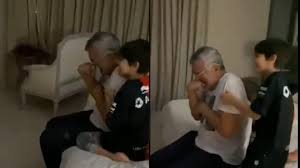 ¡qué bueno que chequean antes de poner las cosas! La Emocion De Dady Brieva Y Su Hijo Por El Campeonato De Colon Pronto