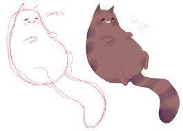 Fat Cats! (Trying To Draw Cats Differently To Find My Favorable Way To Draw  Them.) - Finished Artworks - Krita Artists