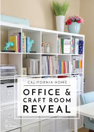 Our California Rental S Office Craft Room Reveal Office Craft Space Craft Room Design Ikea Craft Room
