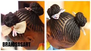 Braided hairstyles are quite common among modern women, especially traditional looks like box braids. Small Braids In 2 Ponytails Little Girls Hairstyle Braidsasart Youtube