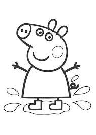 Have fun with the best peppa pig. Peppa Pig Splashes Coloring Page Peppa Pig Colouring Peppa Pig Coloring Pages Peppa Pig Birthday
