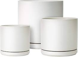 Ceramic planter, for decoration, size: D Vine Dev Ceramic Planter Pots Ceramic Planters White Ceramic Planter