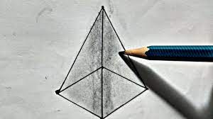 There are several different types of shapes out there, and i might still make more videos of those. Square Based Pyramid Draw Square Based Pyramid How To Draw Maths Square Based Pyramid Easy Youtube