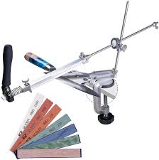 Buy Knife Sharpener Kit Cwovrs Professional Knife Sharpening System 360 Flip Design Rotation Fixed Angle Kitchen Chef Knife Sharpener Set With 4 Whetstones 2 Base Equiped Water Stones 1 Leather Strop Online In Taiwan B08jch9589