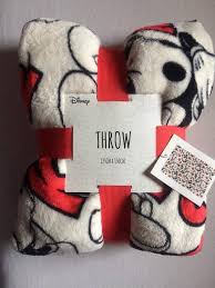 Disney fleece blankets & throws in san francisco. Disney Primark Fleece Blanket Throw Mickey Mouse Soft Bed Cover Red White Black Fotos De Animais Engracados Fotos De Animais Fotos