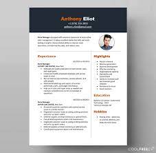 Simple and professional layout for maximizing your impression. Resume Templates Examples Free Word Doc