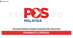 Terdapat pelbagai jawatan kosong pos malaysia terbaru disini yang akan dikemaskini setiap bulan. Jawatan Kosong Terkini Gudang Pos Malaysia Pembantu Operasi Kerja Kosong Kerajaan Swasta