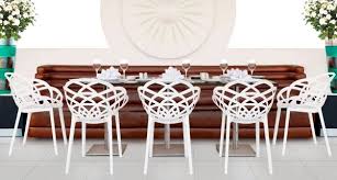 Papatya Dekoratif Plastik Sandalye Dekor Mutfak Dekorasyonu Sandalye