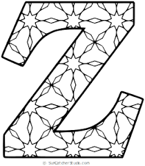 We currently have over 3,000 coloring pages for you to view and print out for below is a list of coloring pages for letters, numbers and shapes alphabet coloring pages numbers shapes. Free Printable Alphabet Coloring Letter Z With Pattern For Kids And Adults Alphabet Coloring Pages Alphabet Coloring Free Printable Alphabet Letters