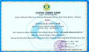 © © all rights reserved. Piagam Penghargaan Dr H Aswin Rose 2006 Dr K H Aswin R Yusuf