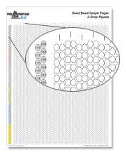 chart printable seed bead graph paper fire mountain gems and beads