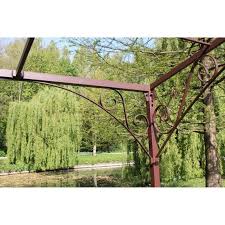 Pergola Autoportante Andalouse Fer Forge Rouille 12 M Leroy Merlin Pergola Amenagement Jardin Pergola Fer