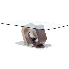 Coffee table 2014 satin bronze finish on top polished bronze finish on bottom edition of 7 + 2 a.p signed and numbered h 11.8 x w 48.2 x. Global Furniture T4126 Ultra Modern Coffee Table With Unique Pedestal Value City Furniture Cocktail Coffee Tables