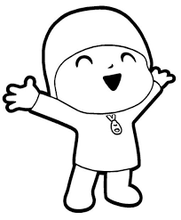 Pocoyo Coloring Pages Cute Little Boys