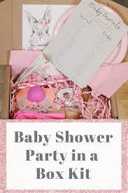 Baby Shower Diy Party In A Box Kit Virtual Baby Shower Ideas Virtual Baby Shower Invitation Virtual Baby Shower
