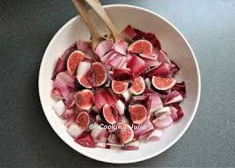 Salade D Endives Rouges Figues Et Noix Octobre Rose Endive Rouge Figues Salade D Hiver