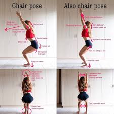 Yoga Alignment Tips Tutorials On Instagram Utkatasana Awkwardchairpose Or Fiercepose Or Powerfulpos Yoga Poses For Beginners Yoga Training Yoga Help