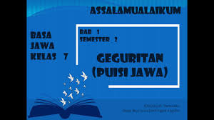 Check spelling or type a new query. Materi Geguritan Kelas 7 Bab 1 Semester 2 Youtube