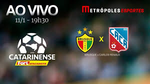 Catarinense 2026: veja Brusque x Carlos Renaux ao vivo no YouTube