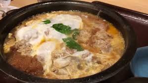 Rosukatsu Nabe Gohan Steamed Nabe Hot Pot Dish With A Freshly Fried Pork Cutlet Cooked In Soy Sauce Flavored Soup And An Egg From Tonkatsu Wako In Tokyo S