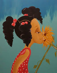 Black Art African American Art Little Miss By Artbytiffani On Etsy Black Art Painting African American Art American Art