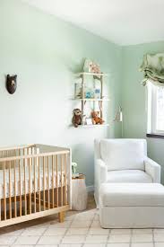 The various textures and patterns balanced out the overall aesthetic. 75 Beautiful Nursery With Green Walls Pictures Ideas July 2021 Houzz