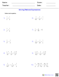 On this page you will find: Precalculus Solving Rational Equations Worksheet Answers Tessshebaylo