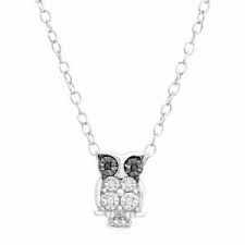The best gifs are on giphy. Teeny Tiny Owl Pendant Necklace With White Black Diamonds Sterling Silver 17 729367620651 Ebay