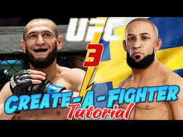 Khamzat borz chimaev stats, fight results, news and more. How To Create Khamzat Chimaev Ufc 3 Create A Fighter Tutorial Caf Formula Youtube