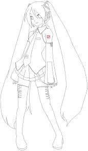 Hatsune Miku Malvorlagen Coloring And Malvorlagan