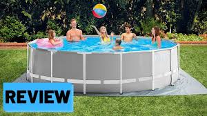 Intex 15ft X 42in Prism Frame Pool Set Review Youtube