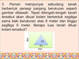 We did not find results for: Menentukan Luas Gabungan Bangun Datar Dan Menyelesaikan Masalah Yang Berkaitan Dengan Keliling Dan Luas Bangun Datar Ppt Download