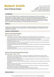 After pursuing financial modeling, you will have a lot of opportunities and job roles to earn a good salary, one such important job role is financial modeling analyst. Senior Financial Analyst Resume Samples Qwikresume