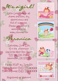 Strawberry Shortcake Baby Shower Invite I Like The Wording Not So Sure A Baby Shower Invitations Diy Strawberry Shortcake Invitations Baby Shower Invitations