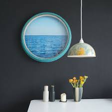 Bullauge Vom Flohmarkt Mit Aufkleber Globuslampe Von Westpaket Globus Lampe Lampe Dekoration