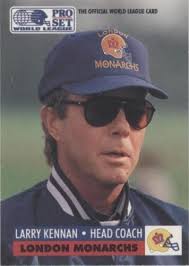 Mike Johnson 1991 Pro Set WLAF #144 San Antonio Riders