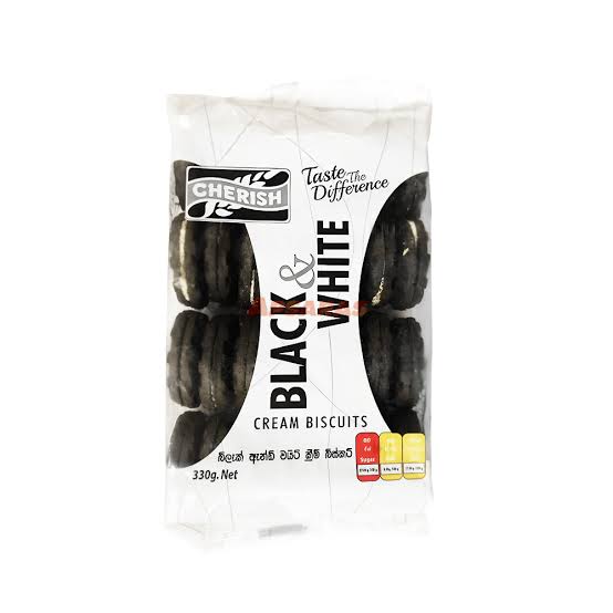 Cherish Biscuts Black & White 180g