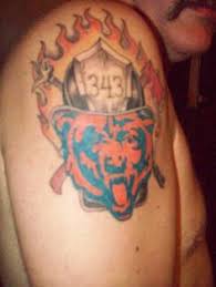 Chicago white sox tattoos chicago blackhawks tattoos notre dame tattoos grizzly bear tattoos cubs tattoos chicago bulls tattoos tennessee titans tattoos ny yankees tattoos steelers. 18 Chicago Bears Tattoos Ideas Chicago Bears Tattoo Bear Tattoo Tattoos