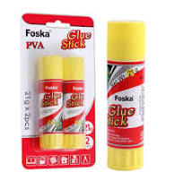 Foska School Kids DIY Crafts 21g Non-Toxic PVA Solid Stick Glue