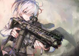 Kino keeps on travelling and never stays at the same place for more than three days. Anime Girl With Gun Wallpaper 1355x957 Id 52504 Wallpapervortex Com