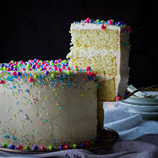 You'll need white sugar, flour, baking powder, baking soda, salt, milk, eggs, vegetable oil, and vanilla extract for the cake. The Most Flavorful Vanilla Cake Recipe Of Batter And Dough